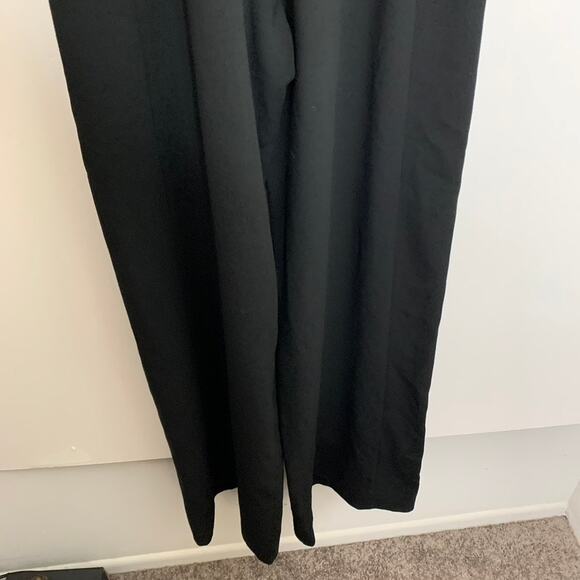 Black Halo Delia Wide Leg Jumpsuit Womens Black Size 6 - Picture 8 of 16